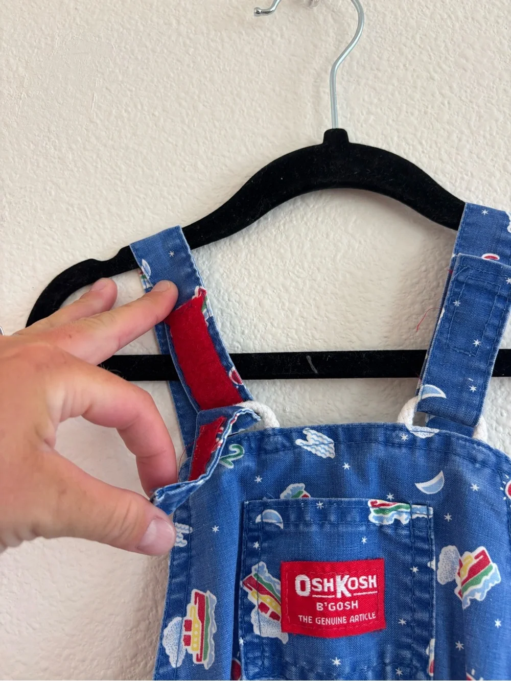 vintage oshkosh overalls sailor print size 24 months/2T